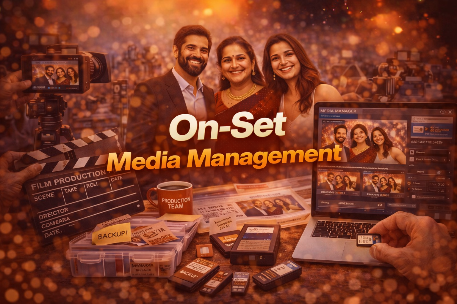 On-set media management
